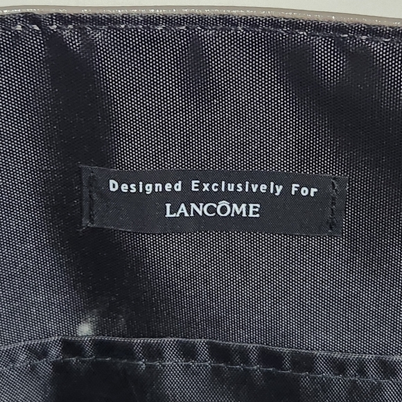 Lancome Large Silver Faux Leather Tote  Shoulder Bag - Picture 8 of 11